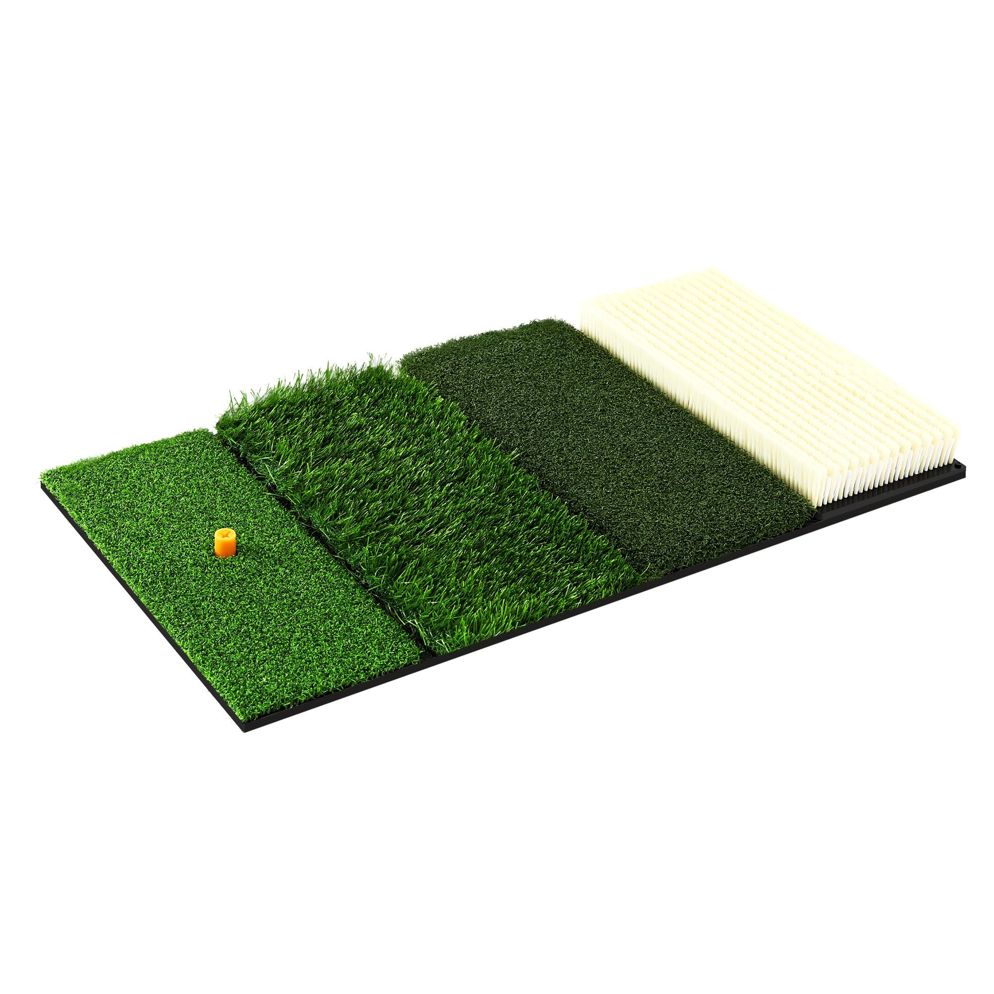 Golf Hitting Mat Practice Turf 4 in 1 Foldable Training Aid Backyard