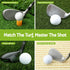 Golf Hitting Mat Practice Turf 4 in 1 Foldable Training Aid Backyard