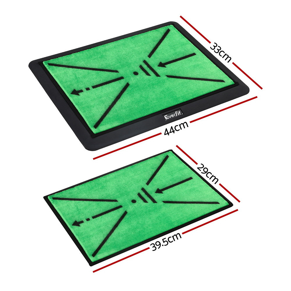Golf Hitting Mat Training Swing Path Feedback Detection Batting 44x33cm