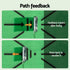 Golf Hitting Mat Training Swing Path Feedback Detection Batting 44x33cm