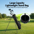 Golf Stand Bag Lightweight Sunday Pitch And Putt Bag Black