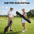 Golf Stand Bag Lightweight Sunday Pitch And Putt Bag Black