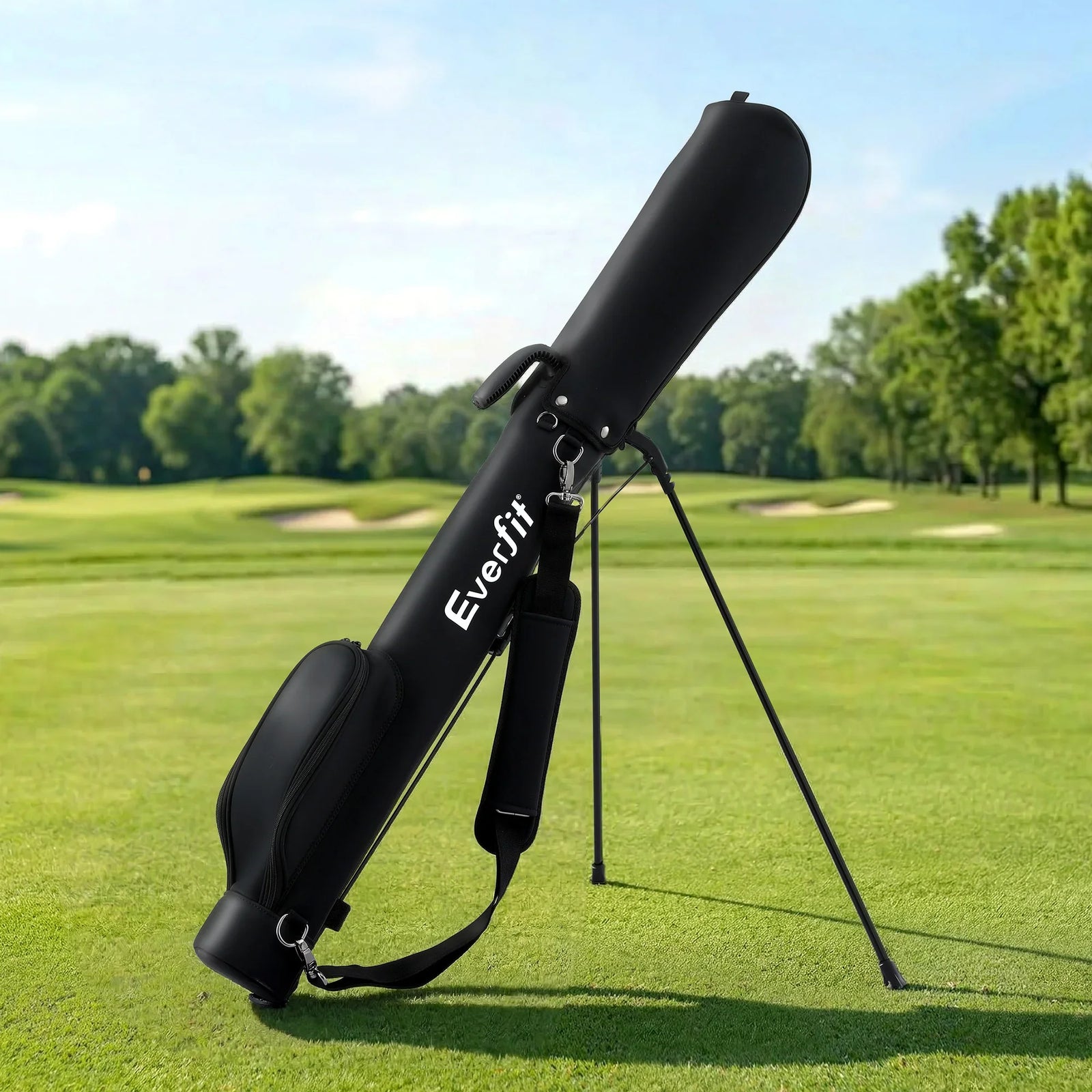 Golf Stand Bag Lightweight Sunday Pitch And Putt Bag Black