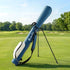 Golf Stand Bag Lightweight Sunday Pitch And Putt Bag Blue