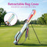 Golf Stand Bag Lightweight Sunday Pitch And Putt Bag Holographic
