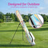 Golf Stand Bag Lightweight Sunday Pitch And Putt Bag Holographic