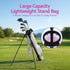 Golf Stand Bag Lightweight Sunday Pitch And Putt Bag Holographic