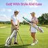 Golf Stand Bag Lightweight Sunday Pitch And Putt Bag Holographic