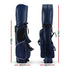 Golf Stand Bag Lightweight Carry Bag Dual Strap Club Divider Blue