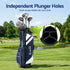 Golf Stand Bag Lightweight Carry Bag Dual Strap Club Divider Blue