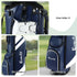 Golf Stand Bag Lightweight Carry Bag Dual Strap Club Divider Blue