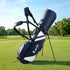 Golf Stand Bag Lightweight Carry Bag Dual Strap Club Divider Blue
