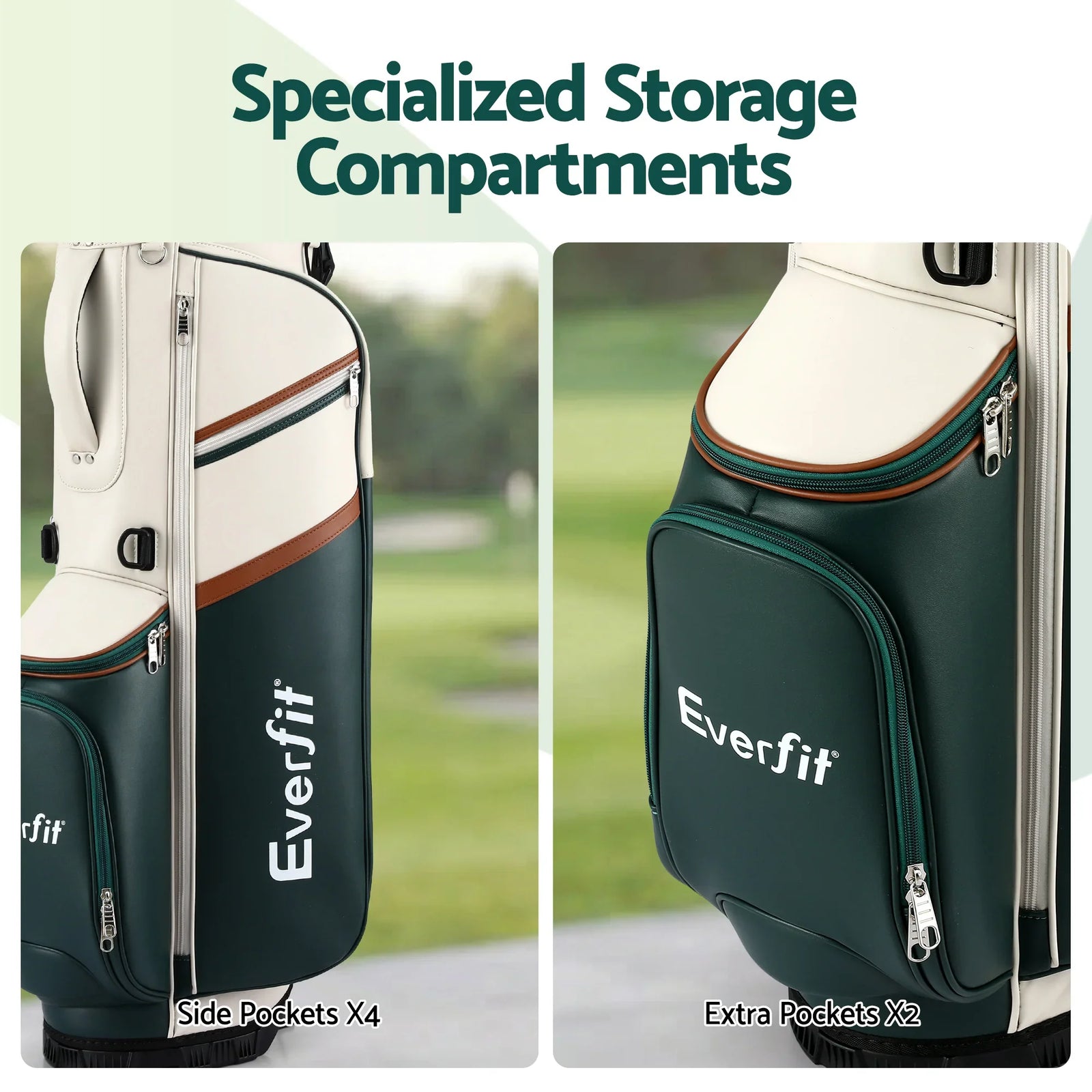 Golf Stand Bag Lightweight Carry Bag Dual Strap Club Divider