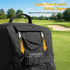 Golf Travel Bag Flight Cover Foldable Soft Case Wheels Black