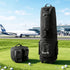 Golf Travel Bag Flight Cover Foldable Soft Case Wheels Black