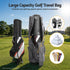 Everfit Golf Travel Bag Flight Cover Foldable Soft Case Wheels Grey