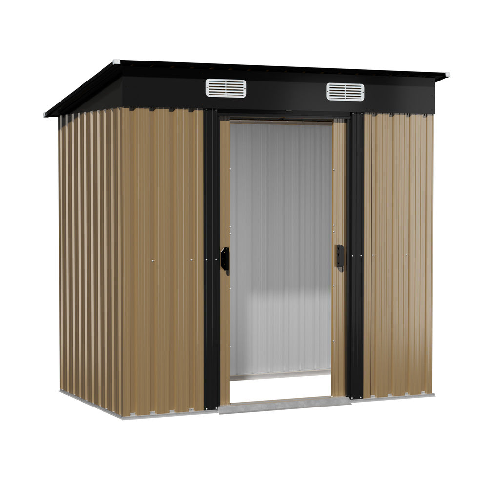 Livsip Garden Shed 1.94x1.21M Outdoor Storage Workshop Steel Cabin