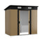 Livsip Garden Shed 1.94x1.21M Outdoor Storage Workshop Steel Cabin