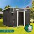 Garden Shed 2.38x1.31M Workshop Cabin Metal Base