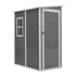 Garden Shed Outdoor Storage 1.52x1M Workshop Tool House Grey