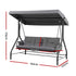 Gardeon Outdoor Swing Chair with Canopy Convertible Hanging Bed Grey
