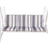 Gardeon Outdoor Swing Chair Garden Bench Furniture Canopy 3 Seater White Grey