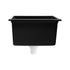 Kitchen Sink 38x38cm Granite Basin Single Bowl Black