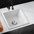 Kitchen Sink 38x38cm Granite Basin Single Bowl White