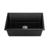 Kitchen Sink 70x45cm Granite Basin Single Bowl Black