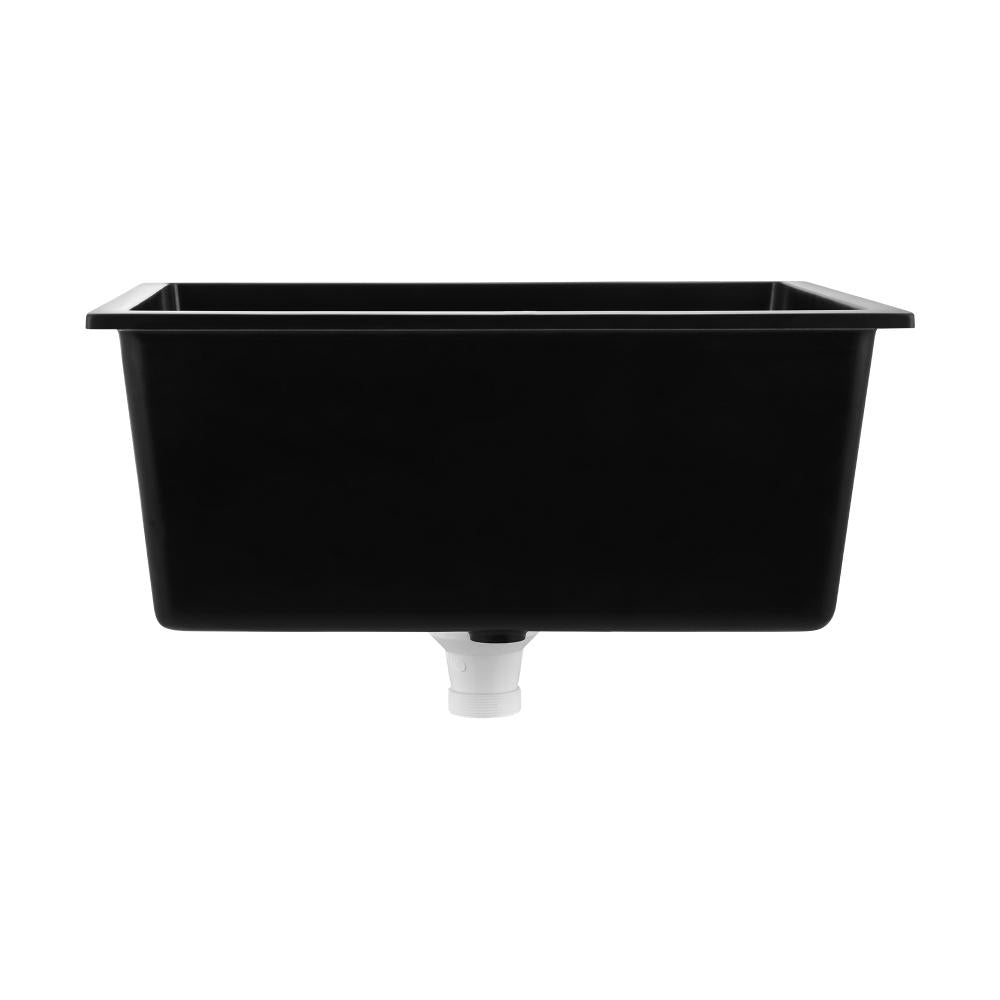 Kitchen Sink 70x45cm Granite Basin Single Bowl Black