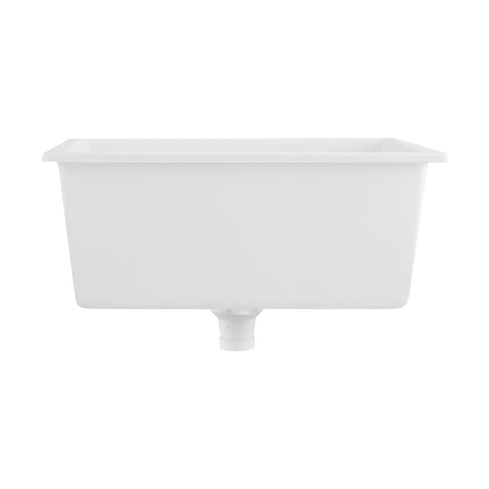 Kitchen Sink 70x45cm Granite Basin Single Bowl White