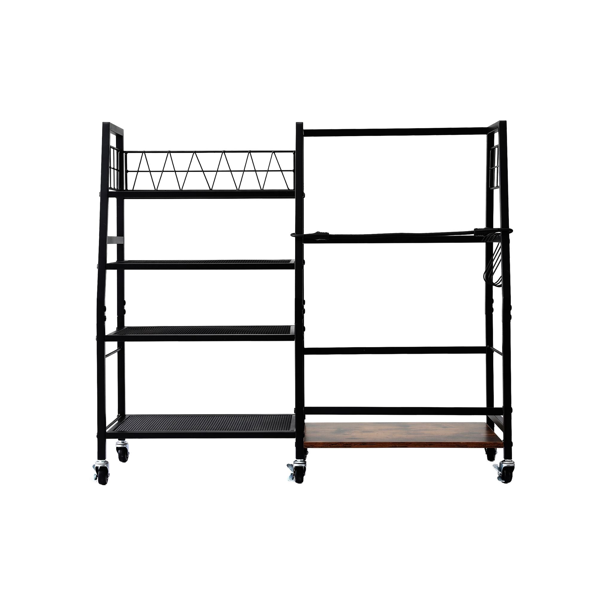 Everfit Golf Bag Storage Rack Golf Organizer Hold 1 Bags 4 Shelves