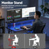 Gaming Desk with LED Lights Computer Desk Table with Monitor Shelf Power 120cm