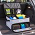 Everfit 2-Tier Car Boot Organiser Storage Bag Trunk Organiser with Ventilated Compartment Grey