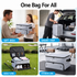 Everfit 2-Tier Car Boot Organiser Storage Bag Trunk Organiser with Ventilated Compartment Grey