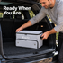 Everfit 2-Tier Car Boot Organiser Storage Bag Trunk Organiser with Ventilated Compartment Grey