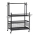 Gardeon Garden Tool Organizer Rack 16 Slots Rolling Garage Storage with Hooks