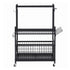 Gardeon Garden Tool Organizer Rack 16 Slots Rolling Garage Storage with Hooks