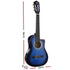 Classical Guitar 34 Inch Kids Beginner Nylon String with Bag Picks Blue