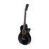 38" Acoustic Guitar – Cutaway Steel‑String, Black, Bag & Accessories