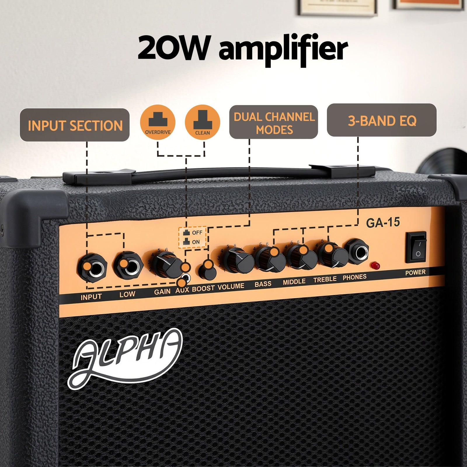 Guitar Amplifier – 20W, 6.5