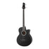 Alpha 43" Acoustic Bass Guitar Black 4-Band EQ