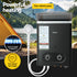 Portable LPG Gas Water Heater Outdoor Camping Shower LED Display Black