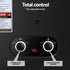 Portable LPG Gas Water Heater Outdoor Camping Shower LED Display Black