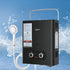 Portable LPG Gas Water Heater Outdoor Camping Shower LED Display Black