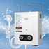 Portable LPG Gas Water Heater Outdoor Camping Shower LED Display White