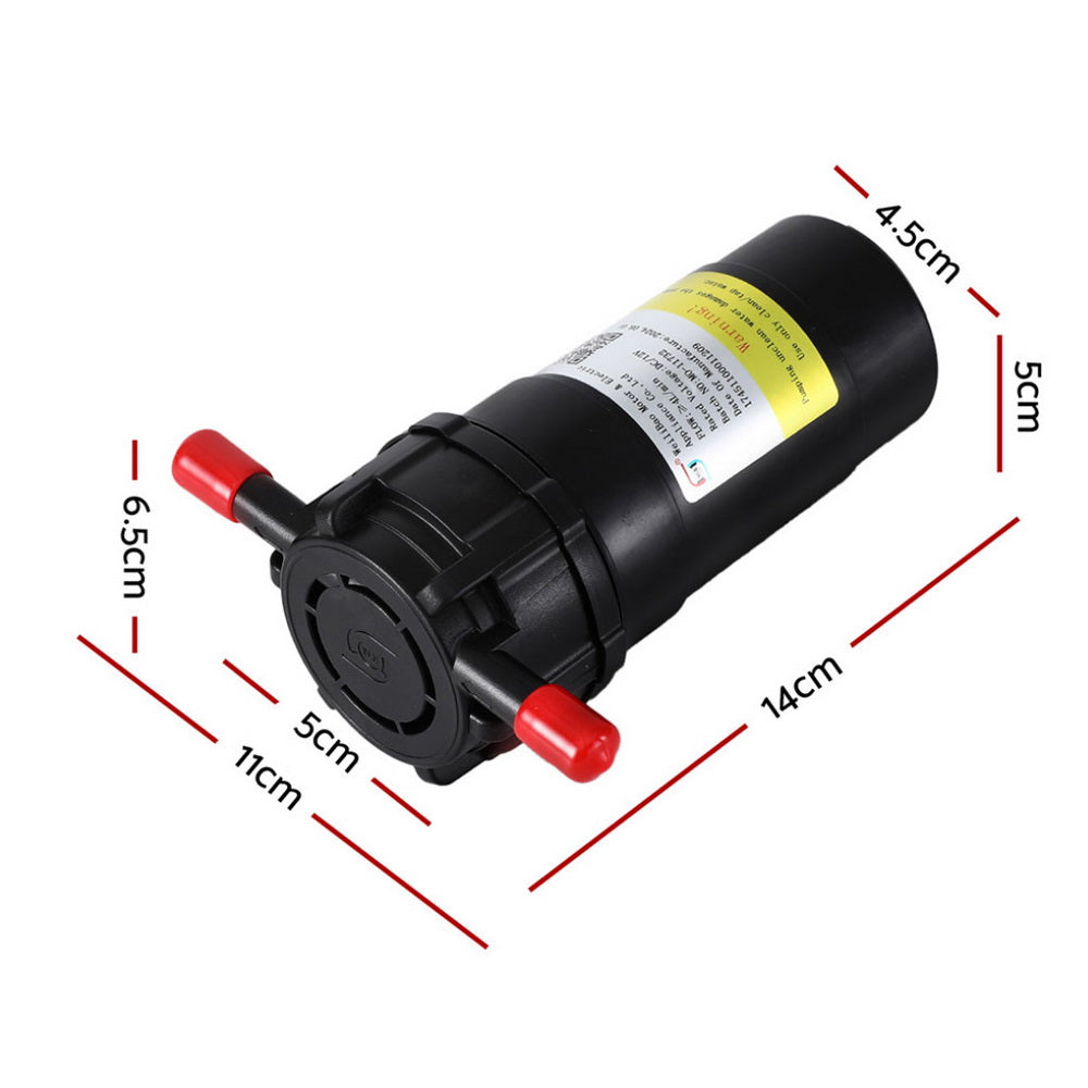 12V Water Pump 4L/Min 34PSI Self Priming Diaphragm Shower Caravan Pump