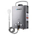 Devanti Portable Gas Water Heater LPG System Grey