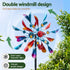 Gardeon Garden Windmill Metal Double Wind Spinner Outdoor Lawn Decor 190cm