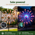Gardeon Solar Garden Windmill 190cm Metal Wind Spinner Colour Changing Bronze